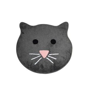 Koupelnová předložka Cat 90 cm šedá vyobraziť