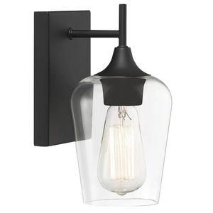 Nástenná lampa Kinkiet V čierna vyobraziť