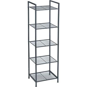 Regál Debra 128 cm černý vyobraziť