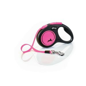 Flexi Samonavíjacie vodítko New Neon S, 5 m, 15 kg, ružová vyobraziť
