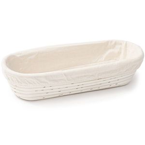 HOME ELEMENTS Ošatka oválna s látkovou vložkou, 35 x 14 cm x 7, 5 cm vyobraziť
