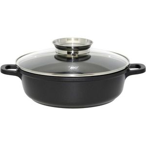 Elo 19628 Pekáč so sklenenou pokrievkou a aróma úchytom Alucast 28 cm, 28 cm vyobraziť