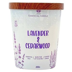 Arome Sviečka v skle s kovovým viečkom 255 g Lavender & Cedarwood vyobraziť