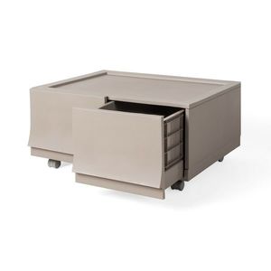 Modulárny úložný box Wave twin Wood s kolieskami 54, 6 x 43, 4 x 22 cm, široký - 2 zásuvky - kolieska vyobraziť
