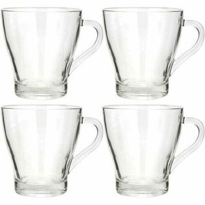 EH Sada sklenených hrnčekov Clear 300 ml, 4 ks vyobraziť
