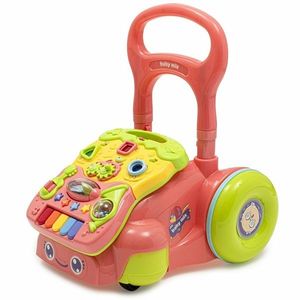 Detské hrajúce chodítko Baby Mix ružové vyobraziť