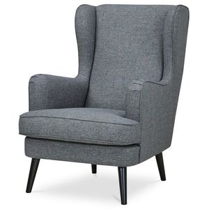 Kreslo s područkami GREY2, sivá vyobraziť