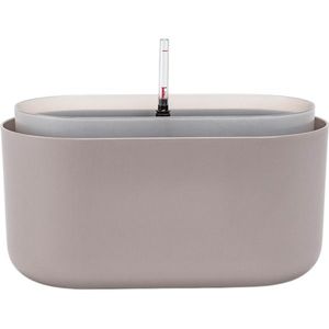 Plastia Samozavlažovací kvetináč Tolita hnedá, 31 x 16 cm vyobraziť