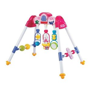 Detská hrajúca edukačná hrazdička De Lux Baby Mix pink vyobraziť