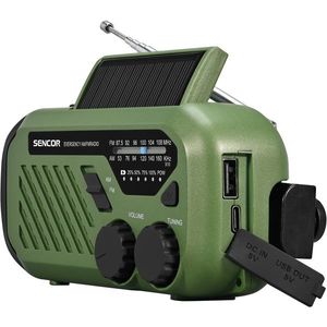Sencor SRD 1000SCL GR kempingové rádio vyobraziť