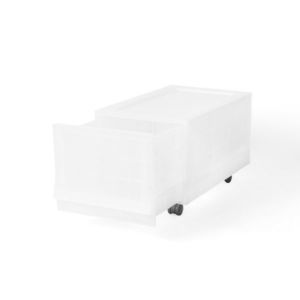 Modulárny úložný box Wave Junior Mist s kolieskami 43, 4 x 27, 2 x 22 cm, úzky - 1 zásuvka - kolieska vyobraziť