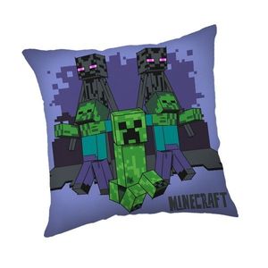 Jerry Fabrics Vankúš Minecraft Creeper rush, 40 x40 cm vyobraziť