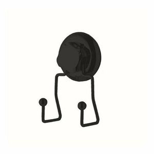 Compactor Dvojitý háčik do kúpeľne Bestlock Black vyobraziť