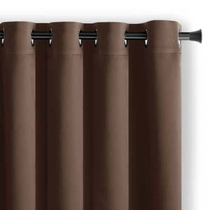 Hnedý zatemňovací záves 140x270 cm Eyelets – Restilo vyobraziť