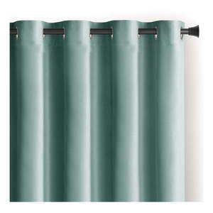 Svetlozelený zamatový dimout záves 140x245 cm Eyelets – Restilo vyobraziť