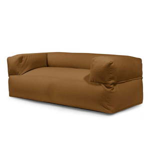 Hnedý sedací vak z textílie buklé Sofa MooG – SLOWDOWN vyobraziť