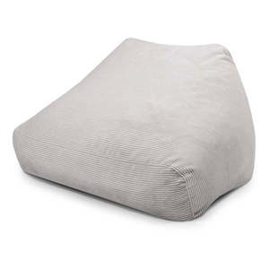 Svetlosivý menčestrový sedací vak Sofa Snug – SLOWDOWN vyobraziť