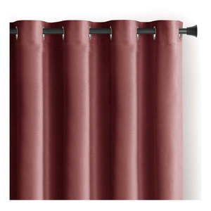 Ružový zamatový dimout záves 140x245 cm Eyelets – Restilo vyobraziť