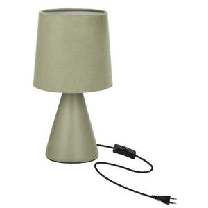Zelená stolová lampa s textilným tienidlom (výška 24, 5 cm) Satti – Candellux Lighting vyobraziť
