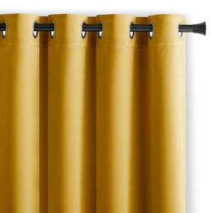 Žltý zatemňovací záves 140x175 cm Eyelets – Restilo vyobraziť