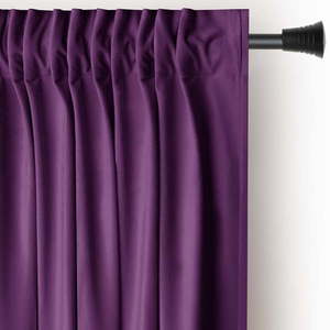 Fialový zamatový dimout záves 140x270 cm Pleat – Restilo vyobraziť