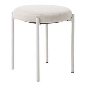 Krémovobiela kovová stolička Pelican – Unique Furniture vyobraziť