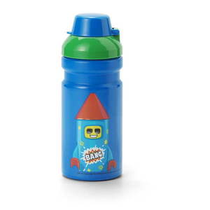 Modrá detská fľaša 390 ml Rocket – LEGO® vyobraziť