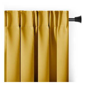 Žltý zatemňovací termo záves 140x270 cm Pleat – Restilo vyobraziť