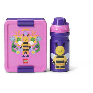 Detský desiatový box s fliaš Bee – LEGO® vyobraziť