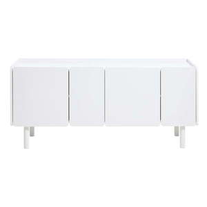 Biela komoda 160x70x45 cm Bera – Unique Furniture vyobraziť