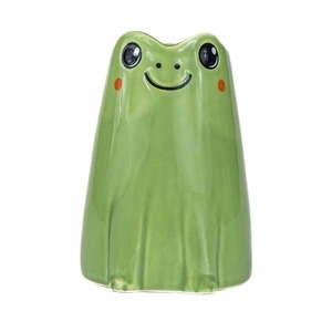 Zelená keramická váza (výška 10 cm) Frog Mini – Sass & Belle vyobraziť