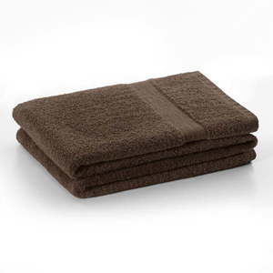 Hnedý froté bavlnený uterák 30x50 cm Marina – DecoKing vyobraziť