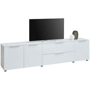 Voleo NÍZKA KOMODA, biela s vysokým leskom, 225/54/40 cm vyobraziť