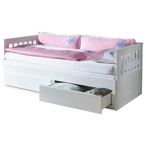 Carryhome VÝSUVNÁ POSTEĽ, 90/200 cm, biela vyobraziť