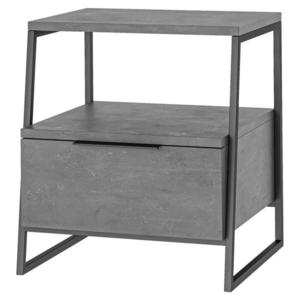 Livetastic PRÍRUČNÝ STOLÍK, sivá, kompozitné drevo, 45/50/41 cm vyobraziť