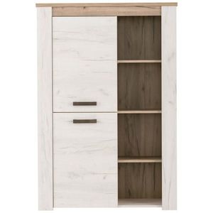 XXXL KOMODA, farba duba, farba strieborného duba, 99, 5/146, 5/36, 5 cm vyobraziť