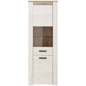 XXXL VITRÍNA, farba strieborného duba, 68, 5/195/36, 5 cm vyobraziť