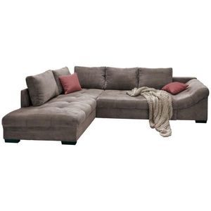 MID.YOU ROHOVÁ SEDACIA SÚPRAVA, textil, sivohnedá vyobraziť