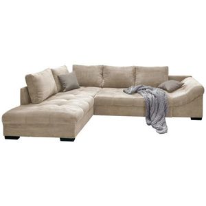 MID.YOU ROHOVÁ SEDACIA SÚPRAVA, textil, béžová vyobraziť