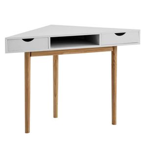 Livetastic ROHOVÝ PÍSACÍ STÔL, biela, 80/80/78 cm vyobraziť