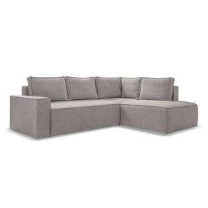 MID.YOU ROHOVÁ SEDACIA SÚPRAVA, textil, sivá vyobraziť