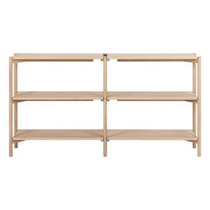Knižnica v dekore duba v prírodnej farbe 169x88x30 cm Braidwood – Actona vyobraziť