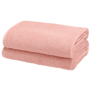 Livarno Home Froté uterák 50 x 100 cm, 2 kusy (bledoružová) vyobraziť