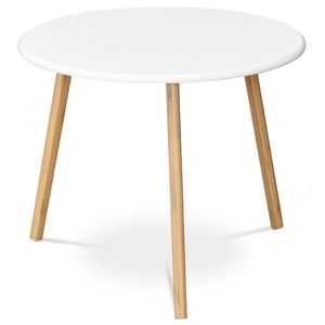 Konferenčný stolík 60 x 60 cm, biela vyobraziť