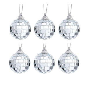 Plastové vianočné gule v súprave 6 ks ø 4 cm Mirror Ball Mini – Sass & Belle vyobraziť
