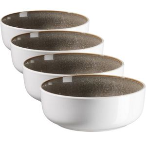 Mäser Sada hlbokých tanierov Lunaria Brown 18 cm, 4 ks vyobraziť