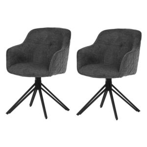 Sada jedálenských stoličiek s vratným mechanizmomHC-533 GREY2, 2 ks vyobraziť