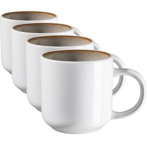 Mäser Sada hrnčekov na kávu Lunaria Brown 360 ml, 4 ks vyobraziť