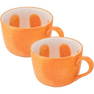Altom Sada keramických jumbo hrnků Tropicanapomeranč 470 ml, 2 ks vyobraziť