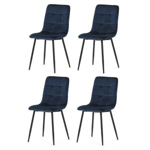 Sada jedálenských stoličiek CT-281 BLUE4, 4 ks vyobraziť